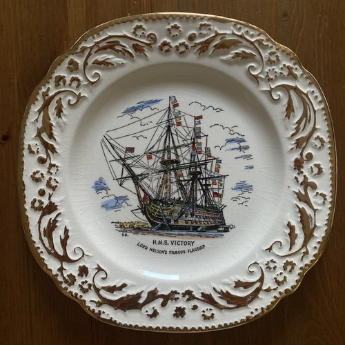 Hms victory plate dartmouth - plate,