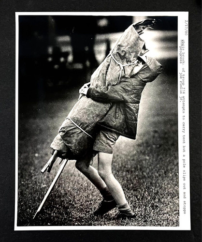 1980 boy scout bsa - boy, rain