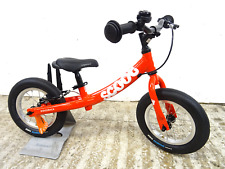 Ridgeback Scoot 12" Boys Kids Stage 1 Balance Bike Red Alloy Light Graded New