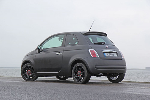 Fiat 500 black rubber - 500,