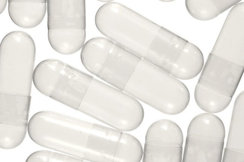 Empty clear gelatin capsules - clear,