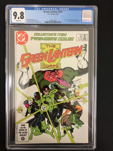 Green lantern 201 cgc dc - lantern, 9.8
