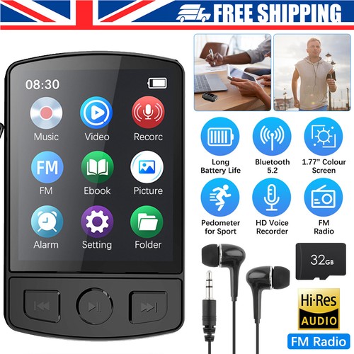 Mp4 mp3 player support - player, 128gb