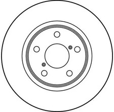 2x Brake disc Vented DF3091 TRW for SUBARU LEGACY   LEGACY   Estate SVX