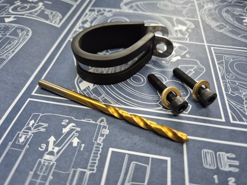 Ribbon cable clamp - cable, fixings