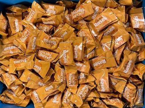 Cadbury roses golden barrels - golden,