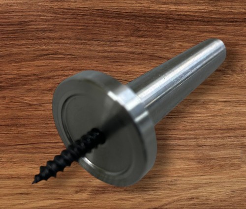 Lathe wood screw - screw, centre