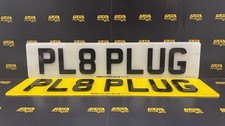 4D Reg Number plates, Pair Of