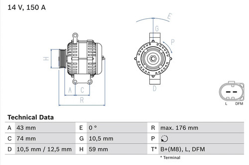 For ford land alternator - for,