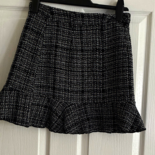 Shein black white plaid - black, &