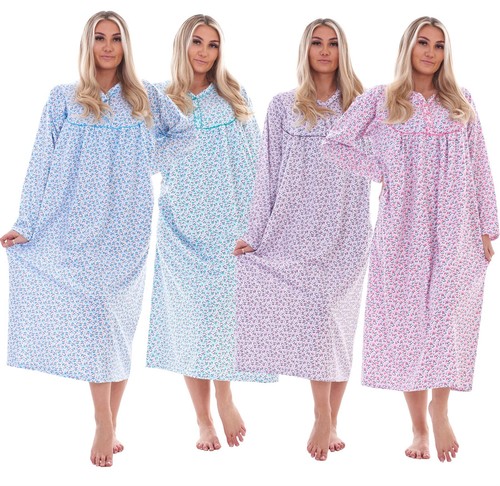 Women cotton long - long, nightdress