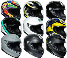 AGV K6 Full Face Helmet E2205 Motorcycle Motorbike Riding Crash Helmet