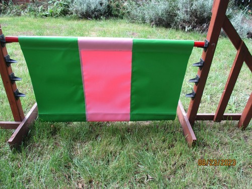 Dog agility jump filler pink - dog,