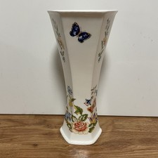 Aynsley "Cottage Garden" Vase 9" Tall - Fine Bone China - Ex Condition
