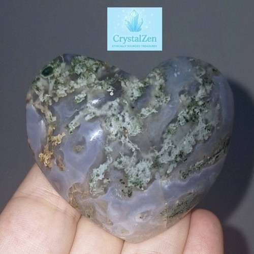 Moss agate natural - moss,