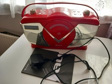 Auna Retro 50's Diner Red Radio CD Player Vintage Retro