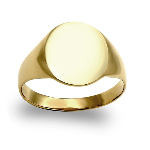 Mens solid 9ct - 9ct, gold