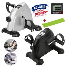 Adjustable Mini Exercise Bike Pedal Exerciser Arm Leg Cycle Machine Resistance