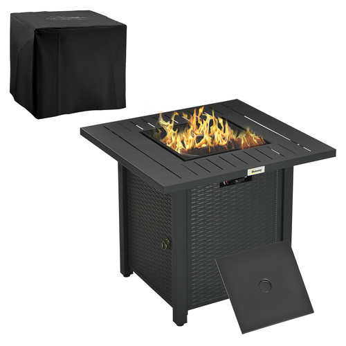 Gas fire pit - pit, spark