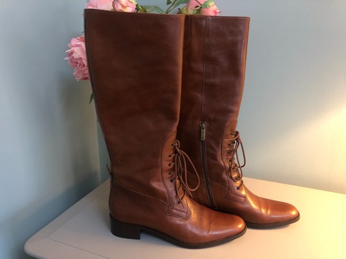 Hobbs tan brown leather - leather, long