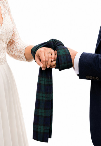 Tartan handfasting ribbon size - ribbon,
