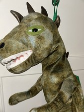 Dress Up By Design Ride on Dinosaur Costume 3D Green Kids Age 3-5 Years VGC 