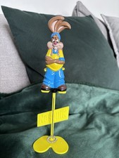 Nesquik Bunny Milkshake Battery Whisk Milk Frother with Stand Vintage