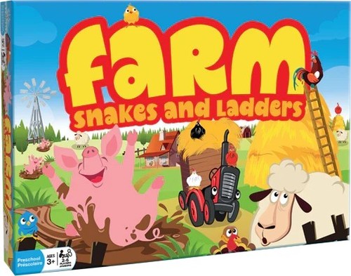 Farm snakes and ladders - farm,