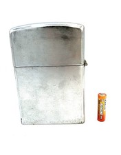 Giant Sized Flip Top Lighter Unbranded Japan No Spark Used Untested Refillable