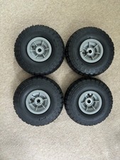 4 X Wheels for Garden Cart /Trolley/Barrow 10” Inch Spare/Unused