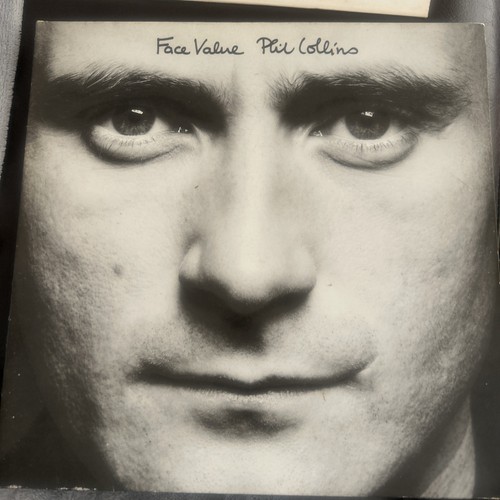 Phil collins face - phil, vinyl