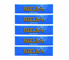 RIZLA BLUE KING SIZE SLIM  ROLLING PAPERS ( 5 BOOKLETS )