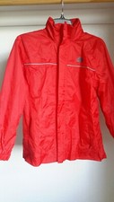 Alive TECHTEX SPLASH Active Red Full Zip  Wind/ Rain Hooded Jacket Size 152cm 