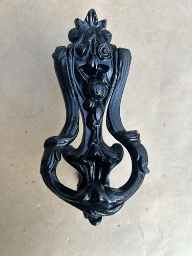 Antique victorian door knocker - door,