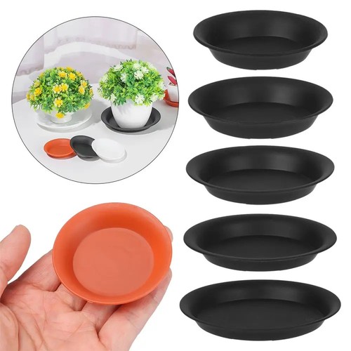 Round plant pot - round, saucers