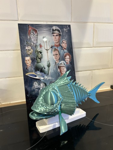 Mechanical fish stingray - stingray, 3d
