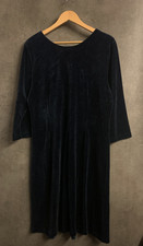 Adini Stretch Velour Dress
