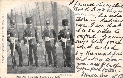 Postcard military boer war - ,