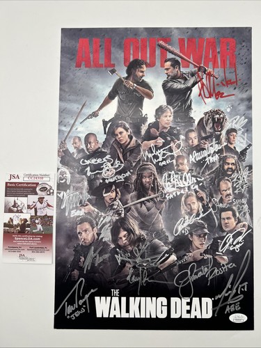 The walking dead cast signed - walking,