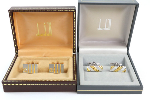 Dunhill vintage cufflinks set - vintage,