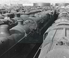 Barry Scrapyard Steam Train Photo 1968
