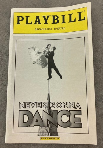 Broadway playbill never - playbill,