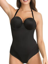 Ultimo Fuller Bust Low Back Body UK 38F Black Bodysuit Shapewear Multiway