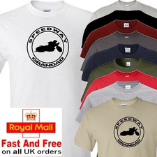 Speedway t shirt grandad circle novelty racer racing design