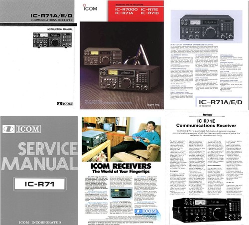 Icom r71a instruction - icom,