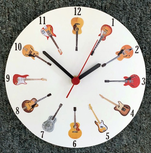 Guitar lovers clock - lovers,
