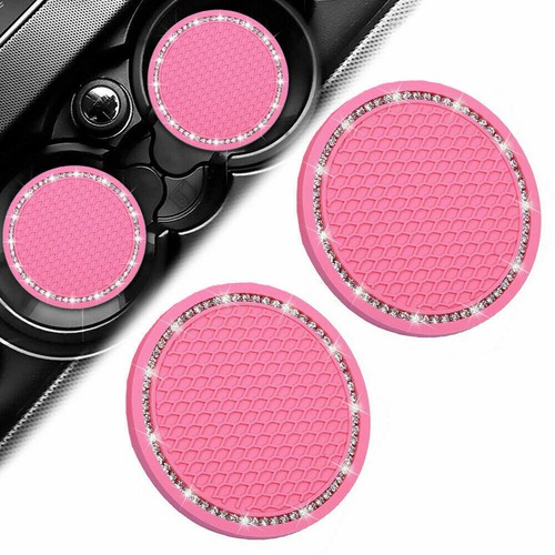2pcs diamond car coaster water - diamond,
