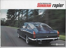 1968 Sunbeam Rapier fastback car brochure