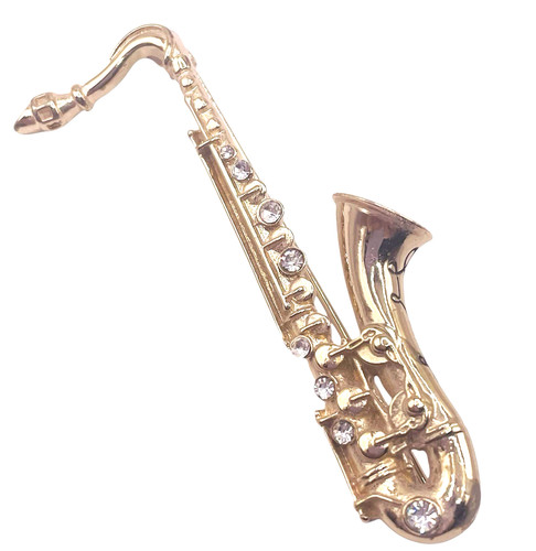 Napier saxophone brooch pin - napier,