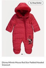 RED BABY GIRL SNOW SUITE/ PRAM